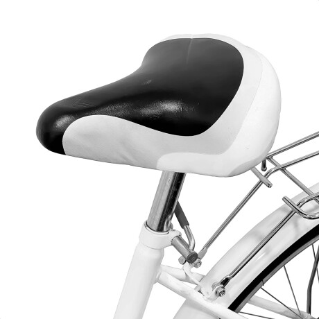 Bicicleta Paseo Expert Miami Dama Rodado 26 + Bolso + Parrilla Blanco