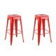 Taburete Tolix Pack 2 unidades Vintage Colores Hogar Pub Rojo