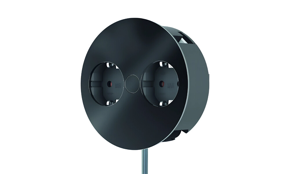 Enchufe giratorio twist 820.08.310 negro Enchufe Giratorio Twist 820.08.310 Negro
