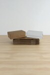 Pack x 20 unid - caja 03 eco 8x12x4,5 cm. REVERSIBLE BLANCO MADERA