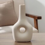 FLORERO CERAMICA 13x7x23CM LAGRIMA BLANCO FLORERO CERAMICA 13x7x23CM LAGRIMA BLANCO