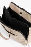 Cartera briefcase porta laptop topo