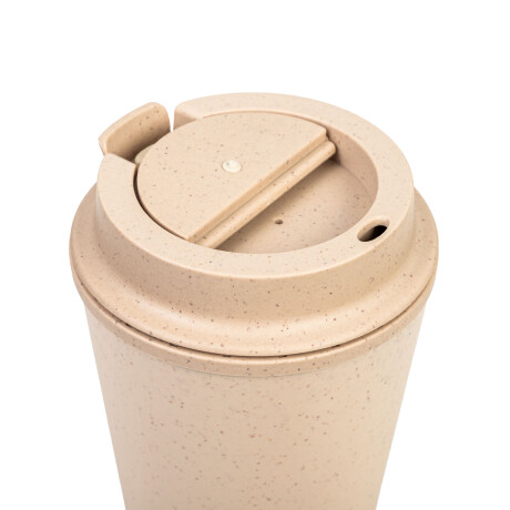 VASO CON TAPA POLIPROPILENO MULTICOLOR 350ML
