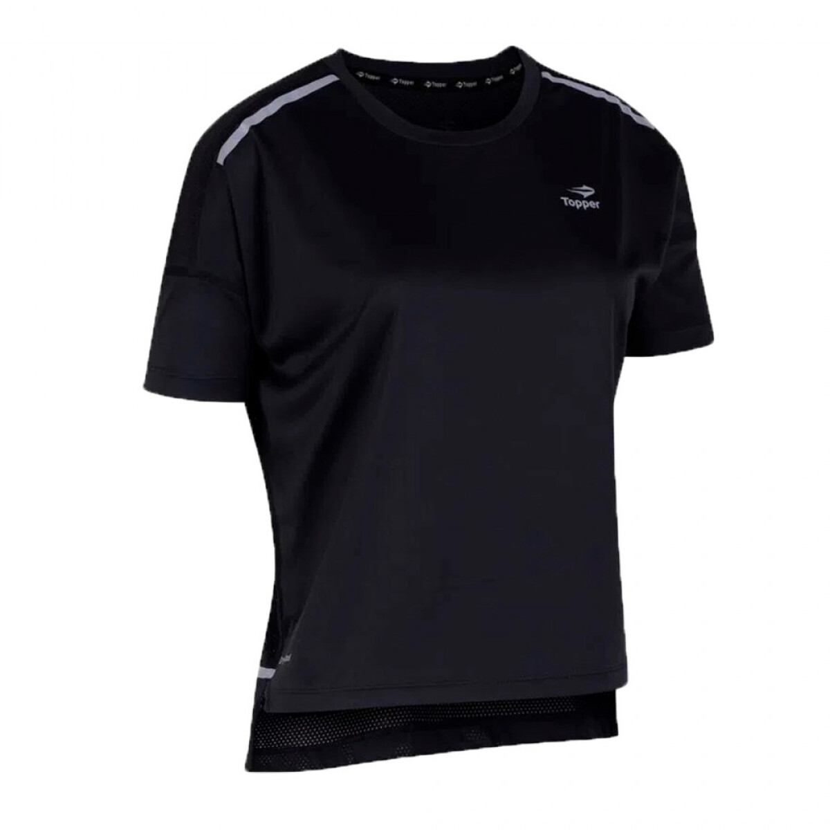 T-SHIRT MC WMN RNG UP crudo tofu - NEGRO 