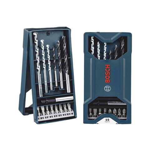 Set 15 brocas y puntas Mini X-Line Bosch BS3390