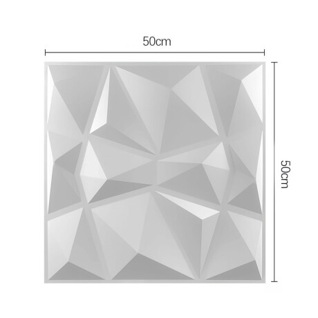 Set X12 Revestimiento 3D Adhesivo Pared 50cm x 50cm Jug004016
