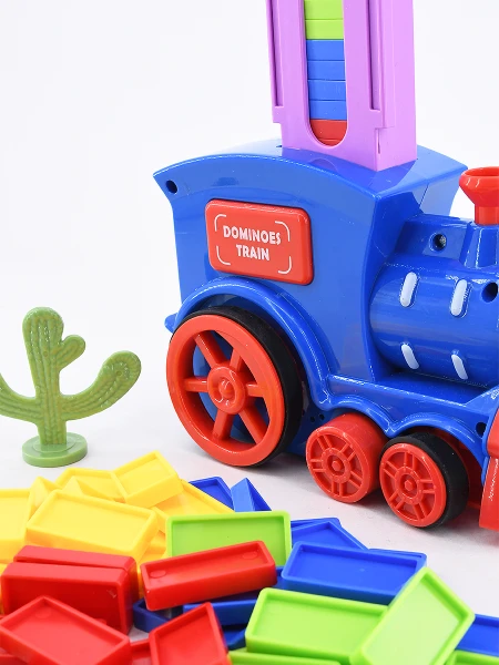 TREN DOMINO 60 PIEZAS MULTICOLOR
