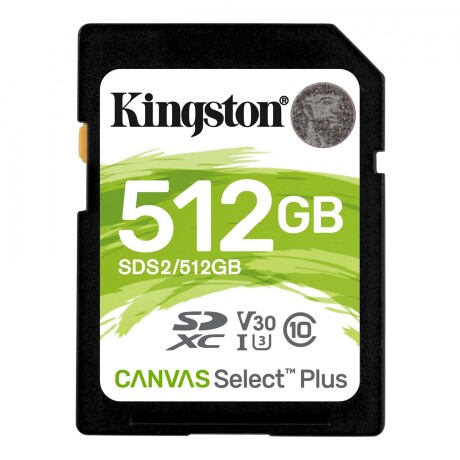 Tarjeta de Memoria Sd Kingston 512GB Canvas 100R/85R 001