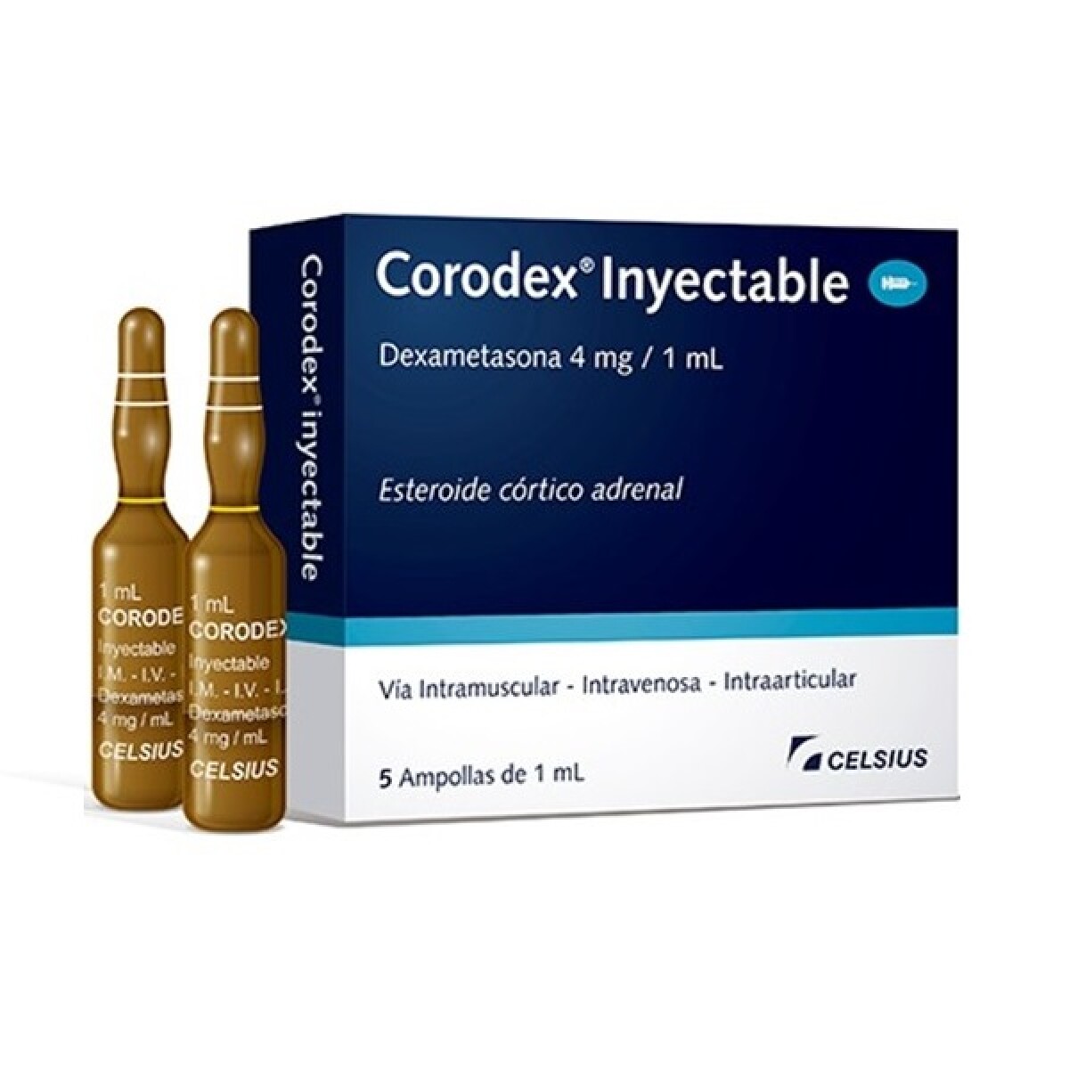Corodex Inyectable 5 Ampollas 