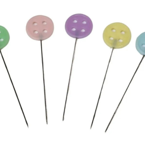 Caja Con Alfileres Patchwork Cabeza Fantasía Boton X 50 Unidades Caja Con Alfileres Patchwork Cabeza Fantasía Boton X 50 Unidades