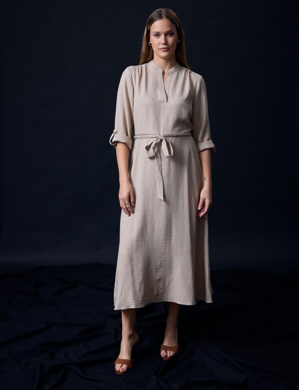 Vestido Maxi BEIGE