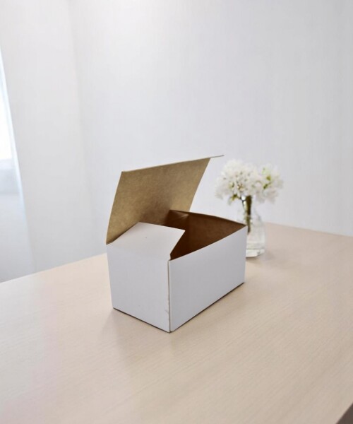 Caja flexi plegable 10x06x05 cm. BLANCO