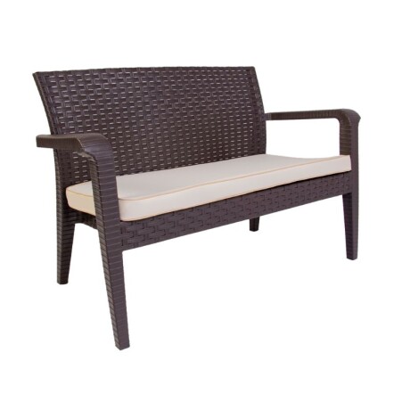 SILLON DE JARDIN ALASKA 2 CUERPOS - MARRON SILLON DE JARDIN ALASKA 2 CUERPOS - MARRON