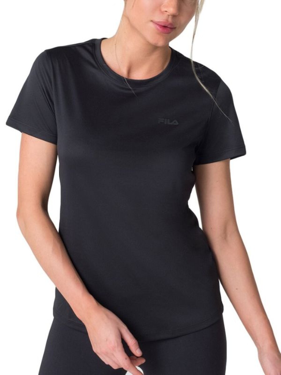 Remera FILA manga corta para dama - Negro 