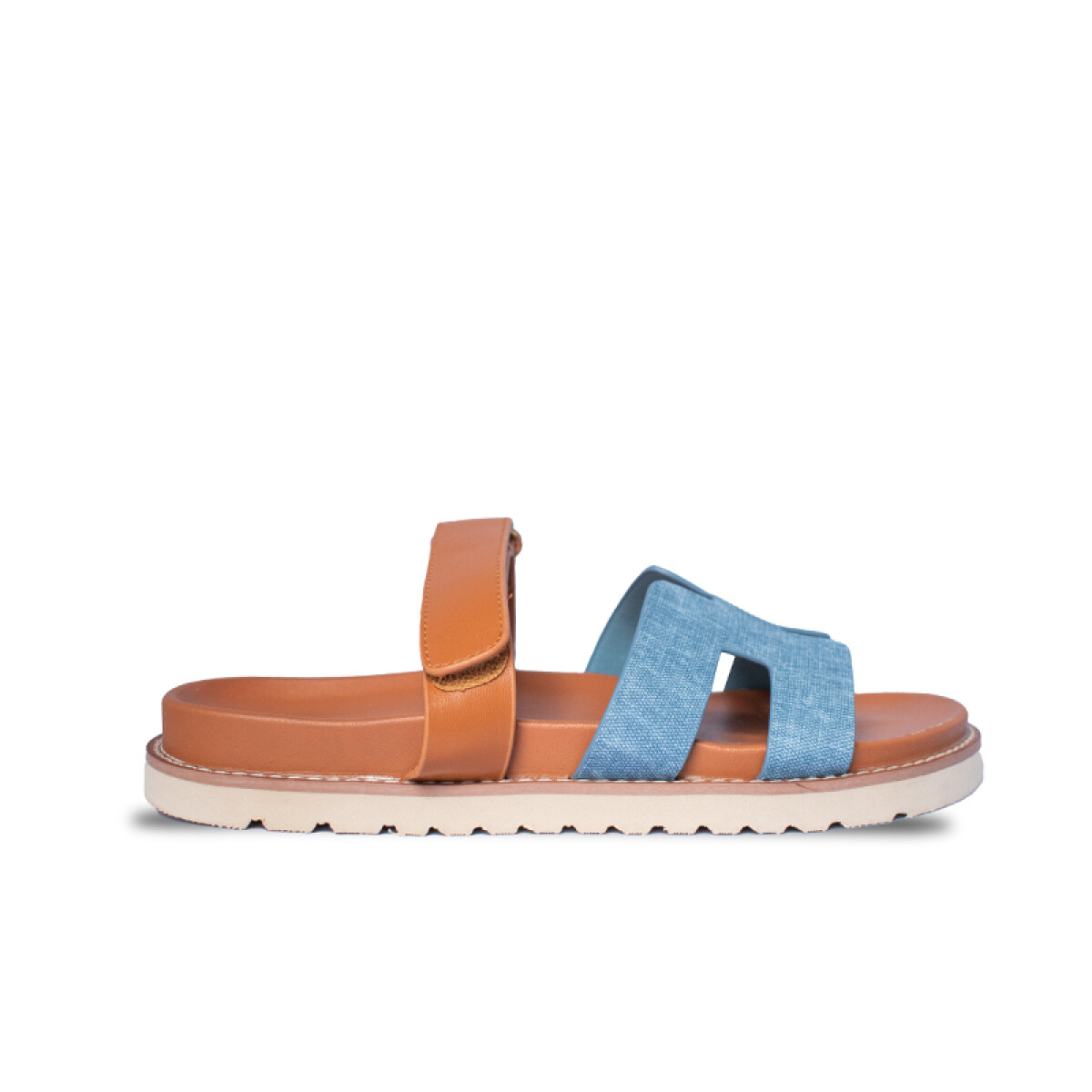 Sandalia de dama Panama Jack - Blue/Brown 