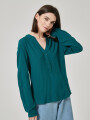 Blusa Yura Verde Azulado