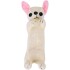 Cartuchera Escolar Peluiche Perro Infantil Con Cierre 2 en 1 Variante Color Blanco