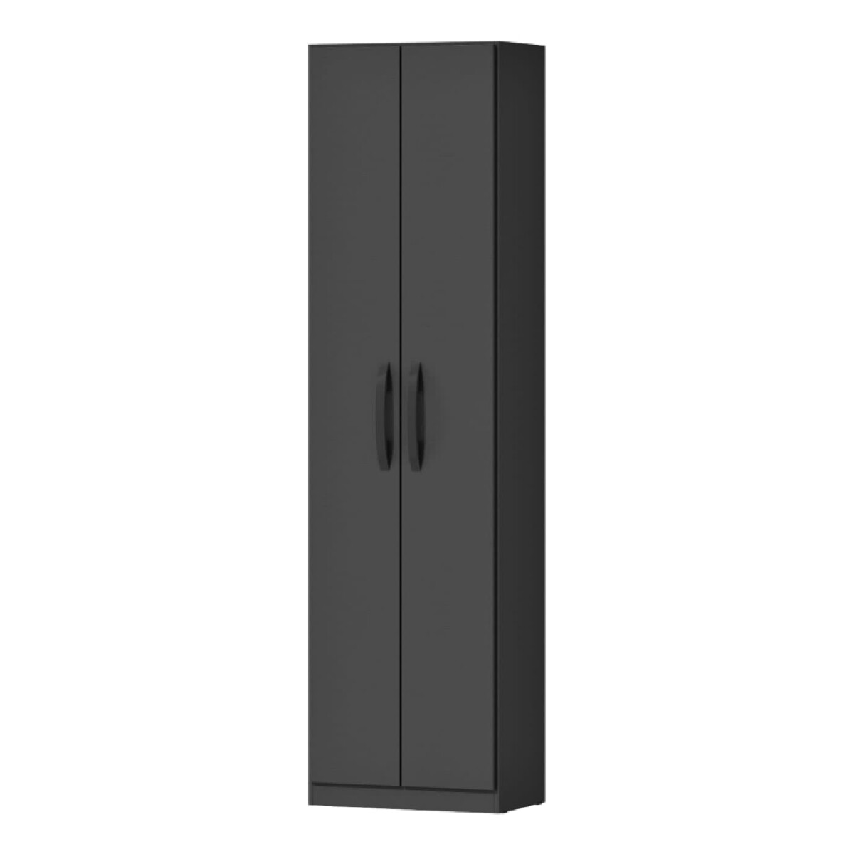 Armario Ropero Multiuso 2 Puertas 170 x 46,2 x 28,5 cm - MDP - Negro 