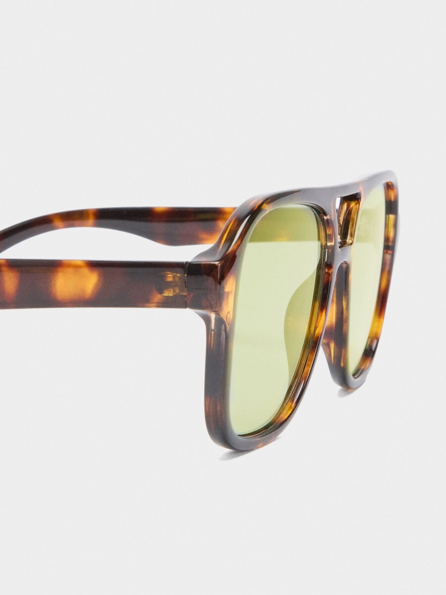 Gafas De Sol Redondas marron