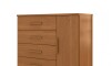 Cómoda Zapatera Genova Plus 1 Puerta 4 Cajones Cinamomo
