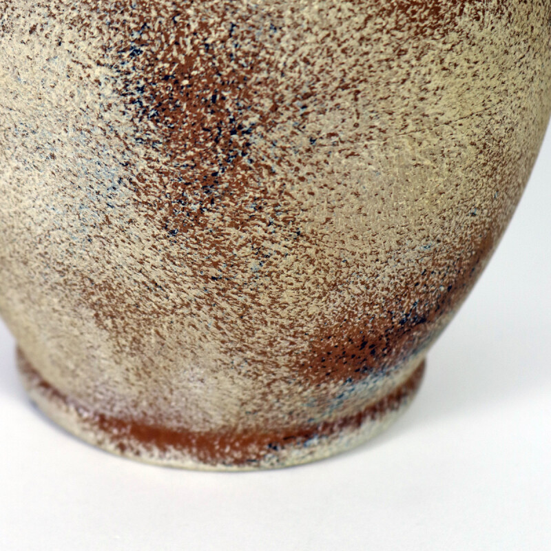 JARRON CERAMICA MARRON COMB 17X17X20.5CM Unica