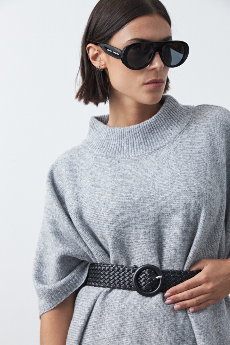 PONCHO DORIEL Gris Melange