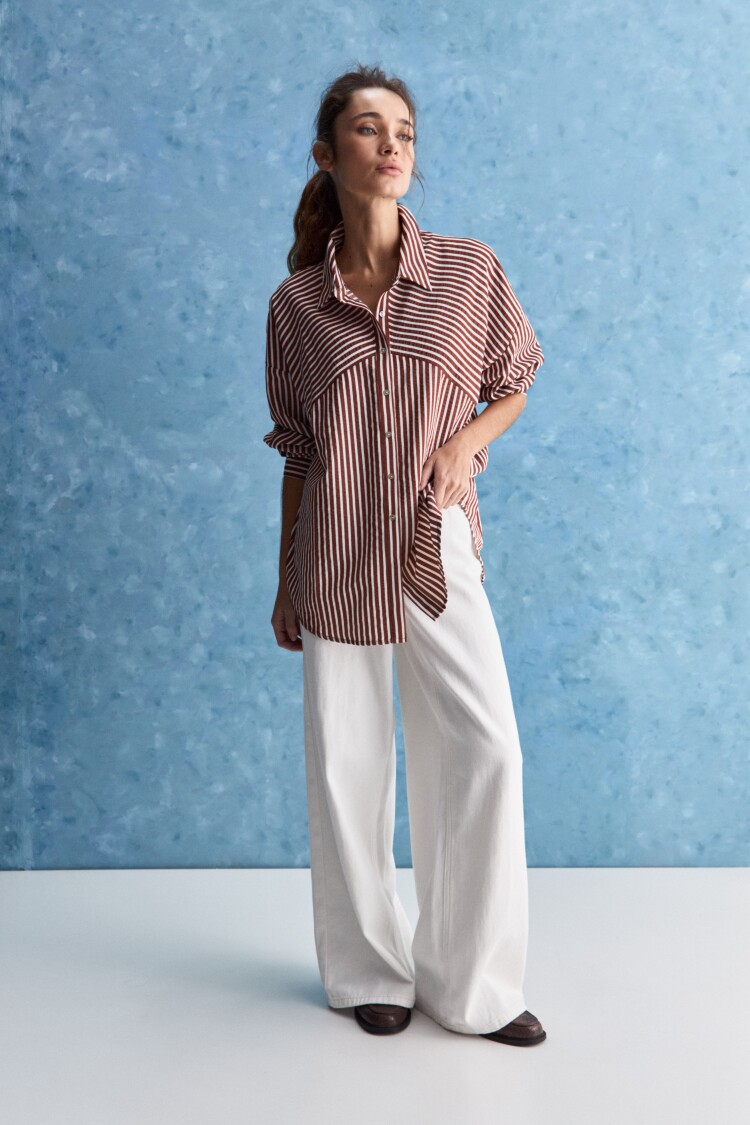 CAMISA VELERISTA Chocolate