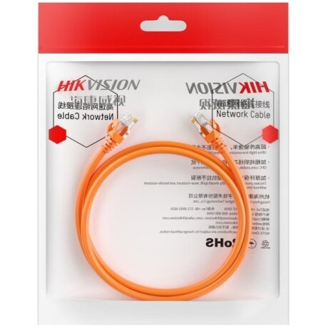 Cable Patchcord Hikvision 10M Cat 6 Naranja 001