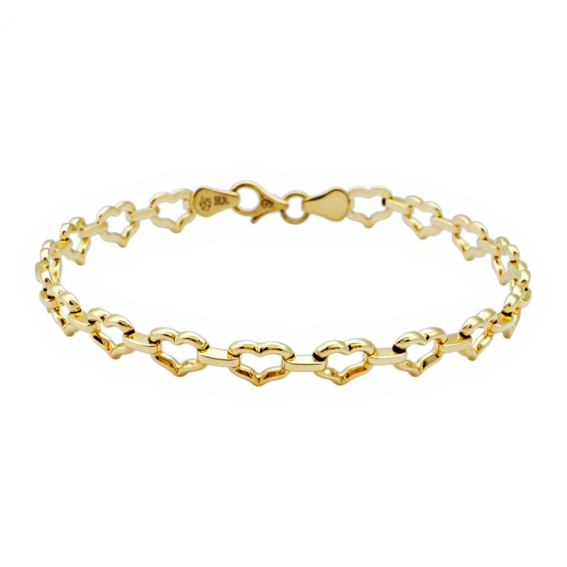 Pulsera Corazón -Oro bajo-Sin piedra-PU8073 sinpiedra