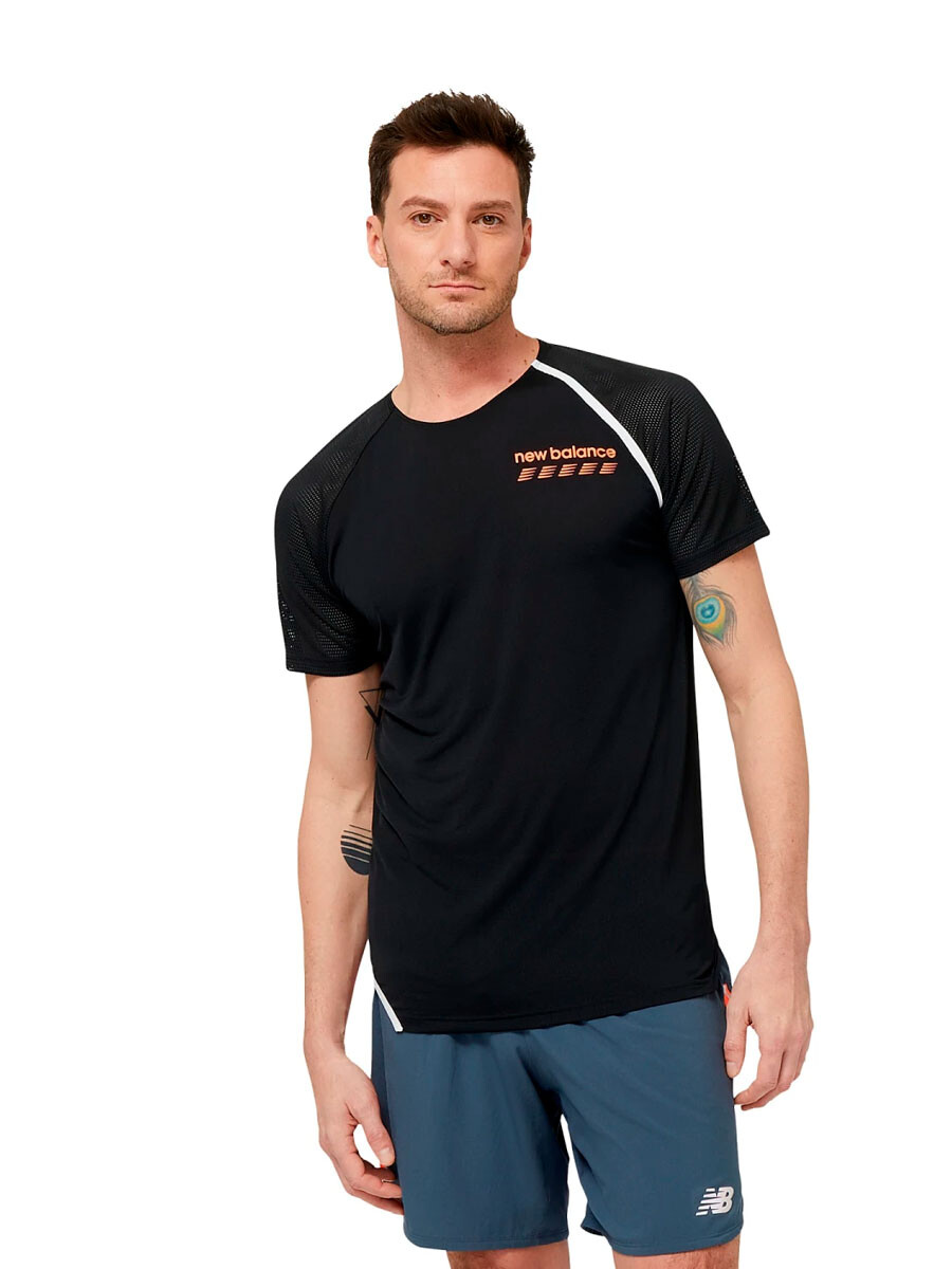 REMERA HOMBRE NEW BALANCE ACCEL PACCER SS 
