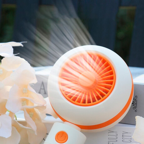 Mini ventilador portátil retro Beige