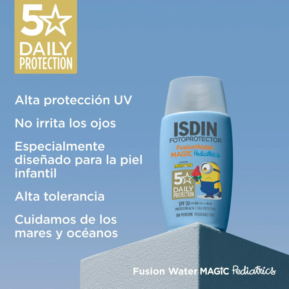 Protector Solar Facial Infantil FOTOPROTECTOR Fusion Water MAGIC Pediatrics SPF 50 50ml