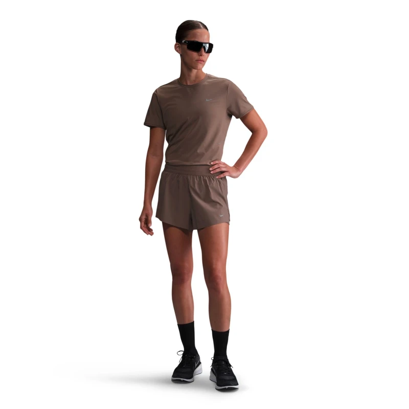 Short Nike Swift Dri-Fit Mr 2N1 de Mujer Chocolate