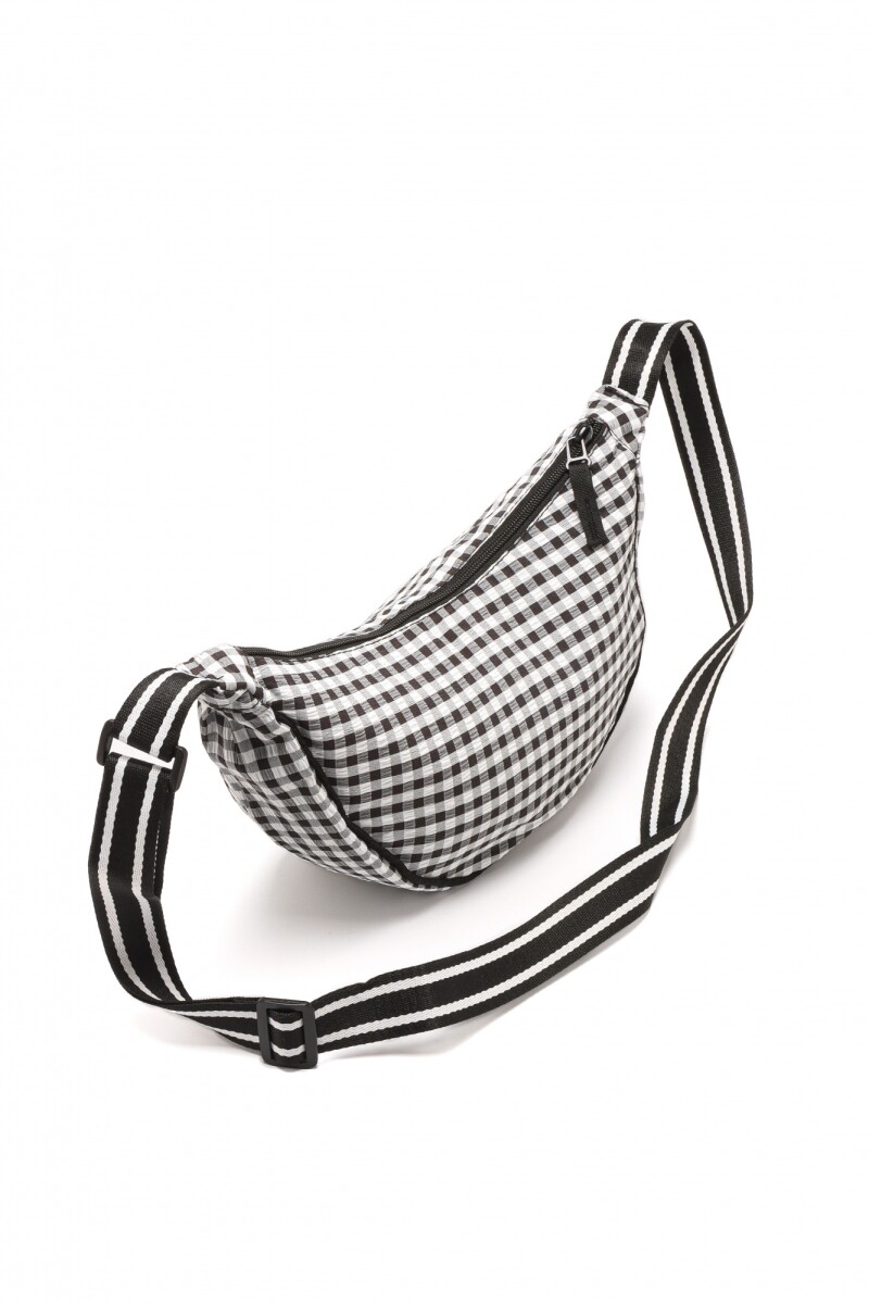 Bandolera Vichy - Negro 