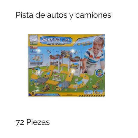 Pistas De Autos Y Camiones 72 Piezas Pistas De Autos Y Camiones 72 Piezas
