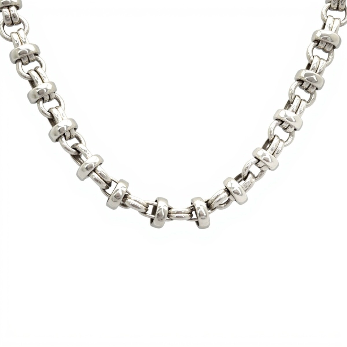 Cadena aro enlazado-Plata 925-Sin Piedra-CD3383 - sinpiedra 