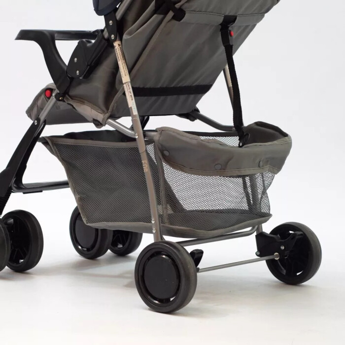 Cochecito de Paseo Convertible En Cuna Con Capota - Tinok Gris Oscuro
