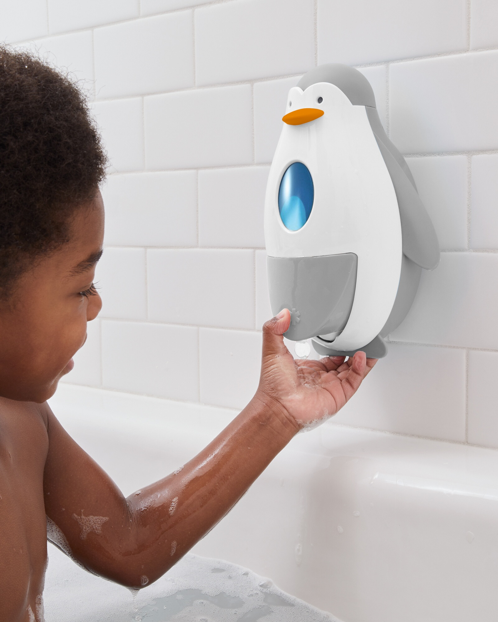 Dispensador de jabón, diseño pingüino Dispensador de jabón, diseño pingüino