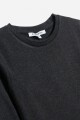 Remera cuello redondo GRIS OSCURO