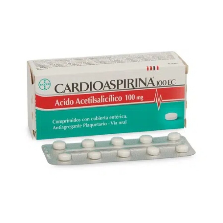 Cardioaspirina 100 mg 10 Comprimidos – Bayer Cardioaspirina 100 mg 10 Comprimidos – Bayer
