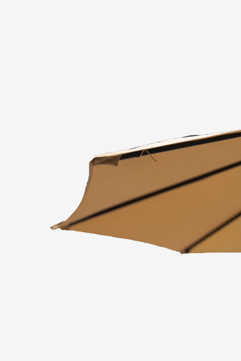 Sombrilla Jardin Con Base Color Unico