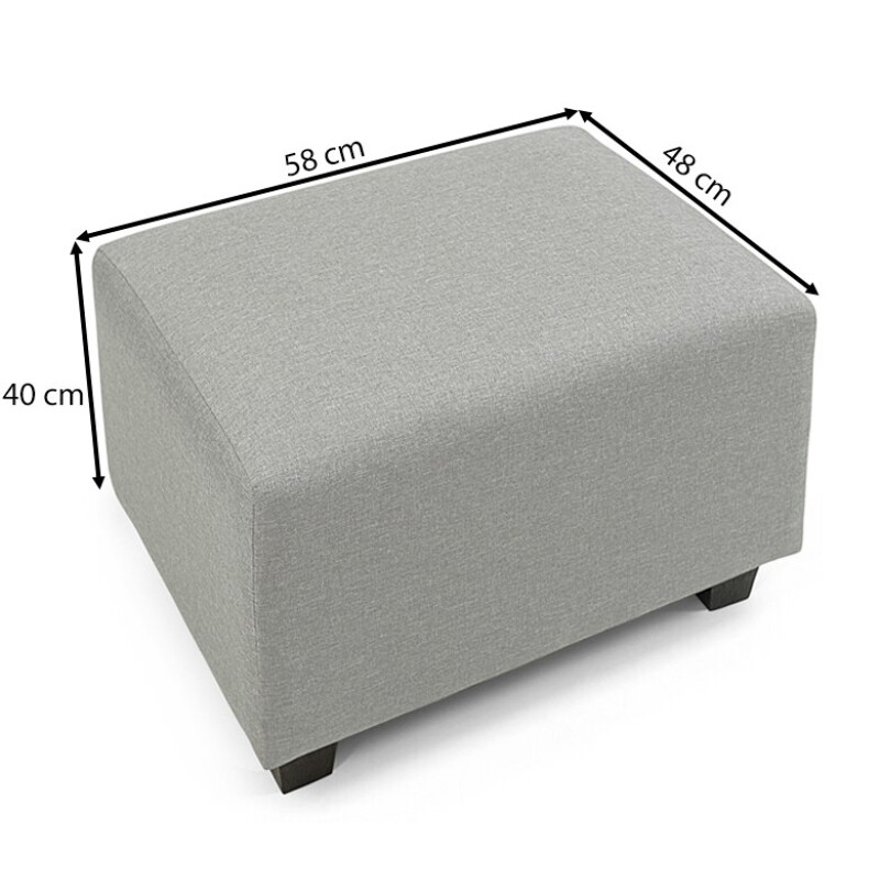 BANQUETA - TAPIZADO TELA BEIGE BANQUETA - TAPIZADO TELA BEIGE