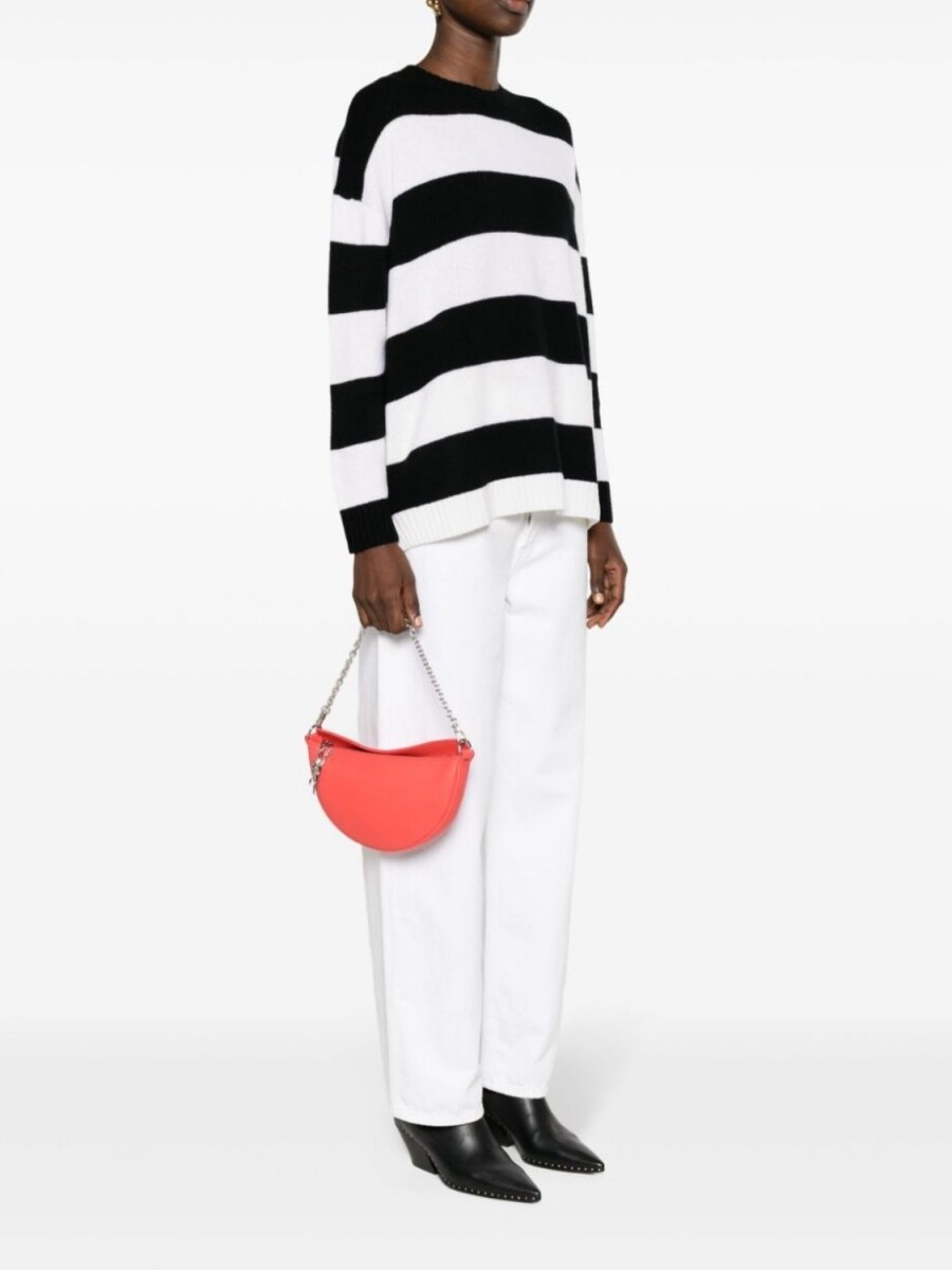 Longchamp -Cartera pequeña de cuero, Smile - Rojo 