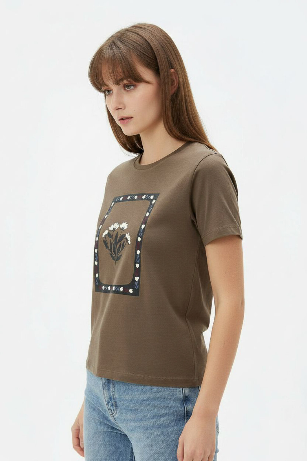 Remera Violeta Estampado 8