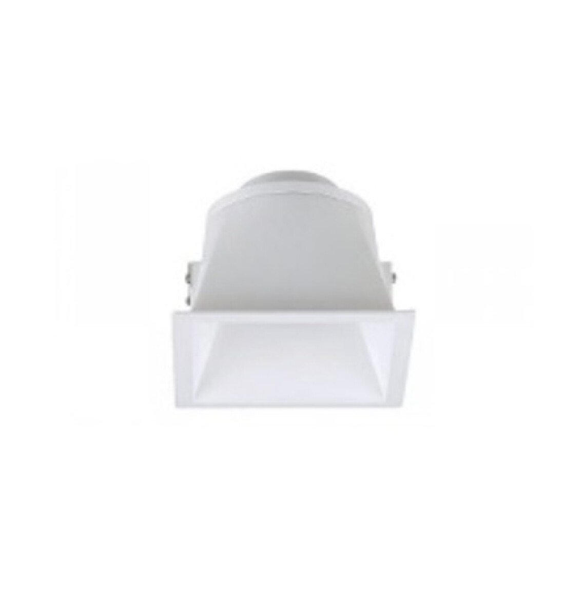 SPOT EMB. CUAD 1L GU10 BLANCO D13,6 