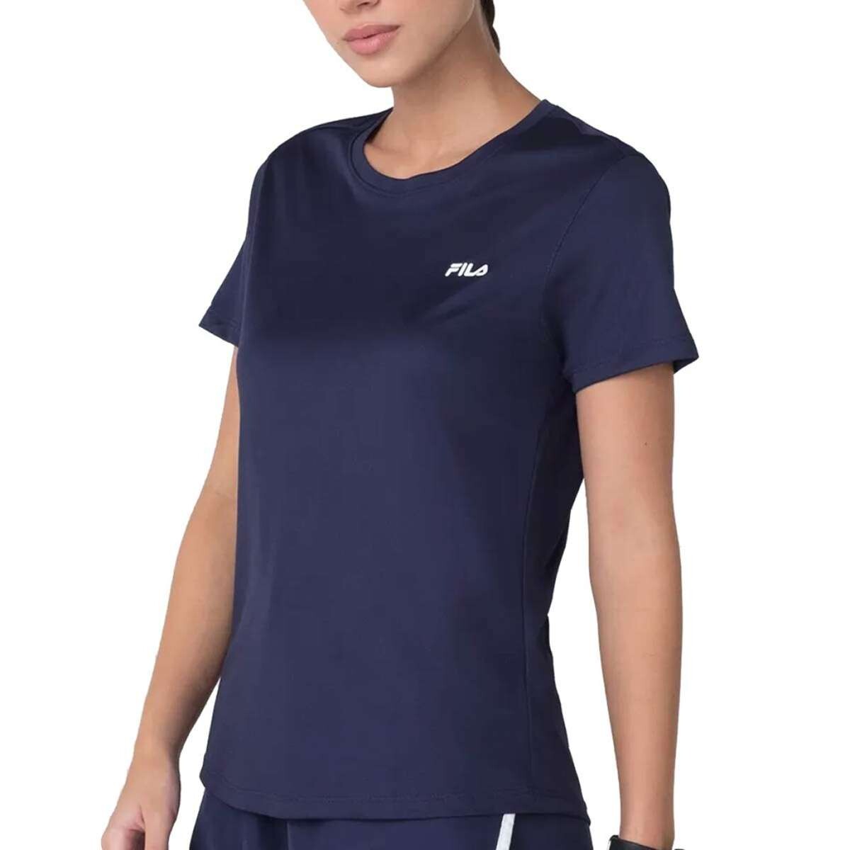 Fila Basic Sports Iii Remera Manga Corta De Training Para Mujer - Marino 