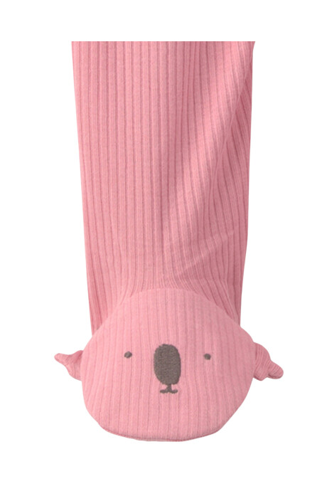 Pijama una pieza de algodón, con pie, rosado, diseño koala Pijama una pieza de algodón, con pie, rosado, diseño koala