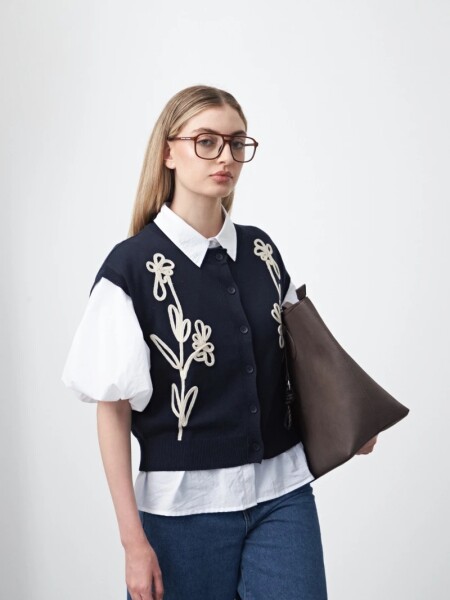 CHALECO D.CASSIN NICOLASA AZUL