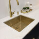 Pileta Cocina bajo mesada Acero Inoxidable Gold 45.7x58.4cm GAMAS DE AMARILLO