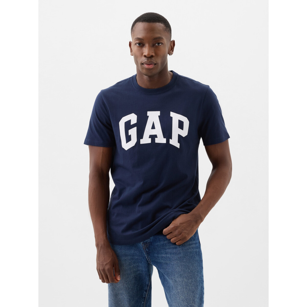 V-EVERYDAY SOFT BASIC LOGO T - TAPESTRY NAVY 